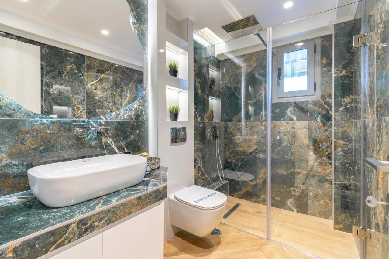 Sithoniars Luxury Ground Floor Apartment With Private Garden Neos Marmaras Eksteriør billede