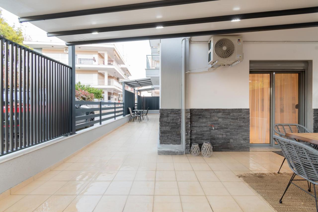 Sithoniars Luxury Ground Floor Apartment With Private Garden Neos Marmaras Eksteriør billede