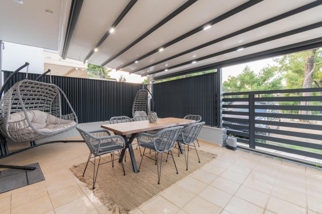 Sithoniars Luxury Ground Floor Apartment With Private Garden Neos Marmaras Eksteriør billede