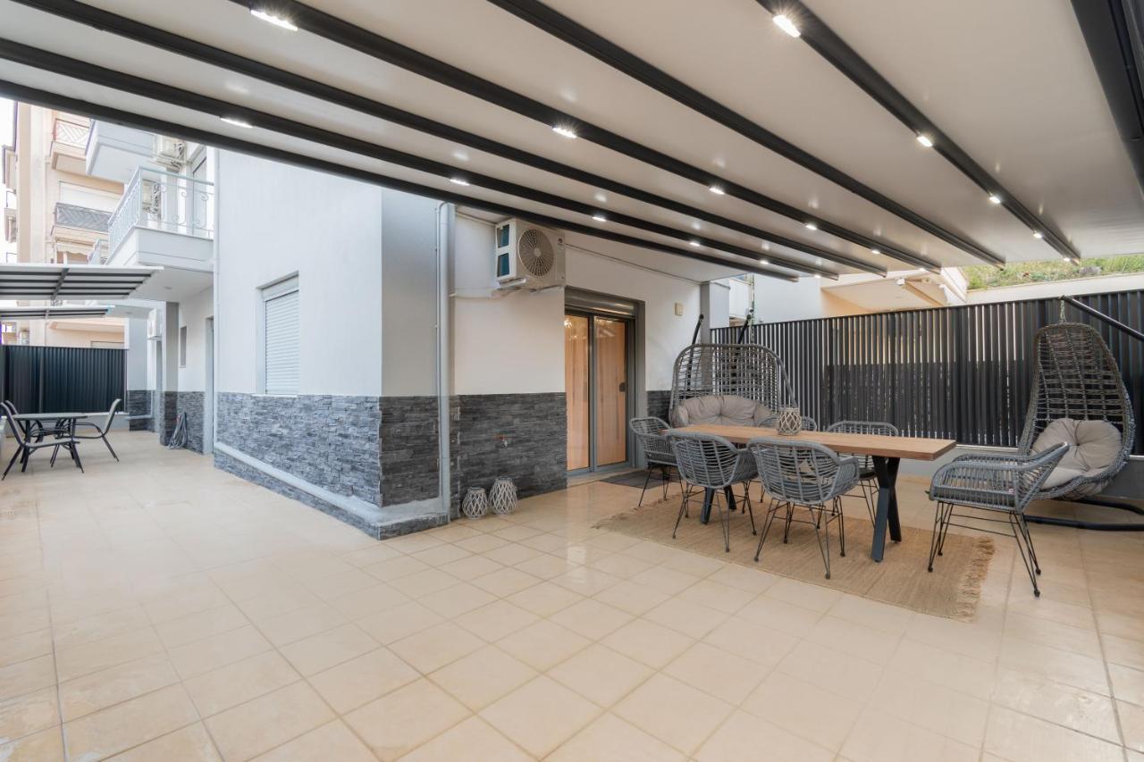 Sithoniars Luxury Ground Floor Apartment With Private Garden Neos Marmaras Eksteriør billede